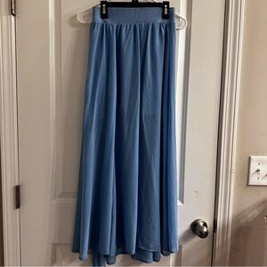 Torrid Blue A-Line Maxi Skirt Casual